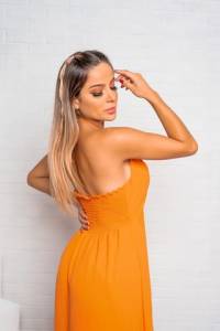 Vestido Laranja