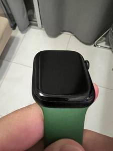 Applewatch Series7 (gps), Caixa Em Alumnio Verde De 45mm Com Pulseira Esportiva Trevo