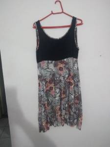 Vestido Feminino Curto Estampado