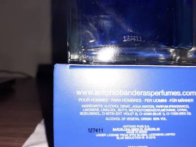 Perfume Masculino Antonio Banderas Blue Seduction 200 Ml - Novo