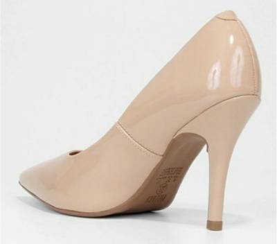 Scarpin Vizzano, Cor Nude/bege, Verniz, N36