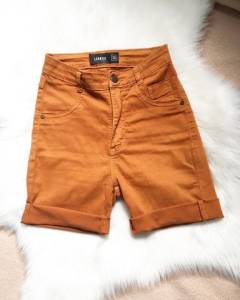 Short/ Bermuda Jeans Bege