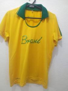 Camisa Do Brasil Bordada