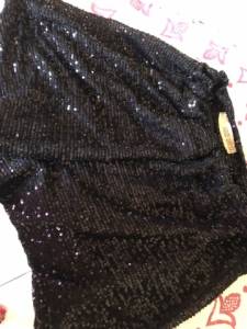 Vendo Short Preto Brilhoso Tam M