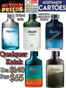 Perfumes Kaiaks 100ml Cada Com Preco De Fabrica Aceito Cartao