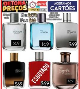 Imperdivel Perfumes A Preco De Fabrica Aceito Cartao