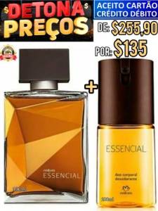 Perfume Essencial Masc.100ml + Deo Corpora 100ml Original Lacrado