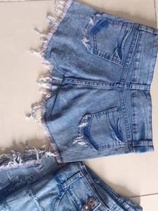 Short Saia Jeans Feminino 36