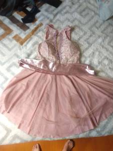 Vestido Rosa De Festa