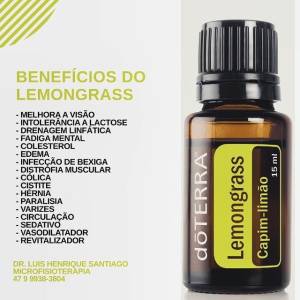 leo Essencial De Capim Limo - Lemongrass Doterra. O Melhor Ps-venda.