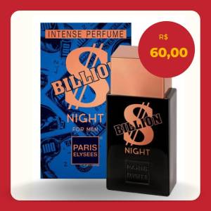 Perfume Billion Night Paris Elysees For Men 100ml