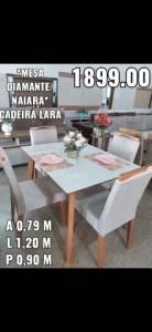 Mesa Com Cadeiras Lara