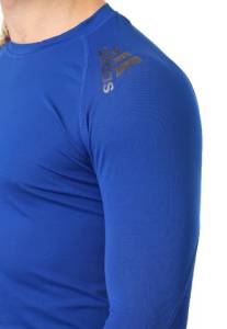 Camiseta Adidas Performance Ask Spr Tee Ls (eb9389) - Azul Royal - Tamanho M