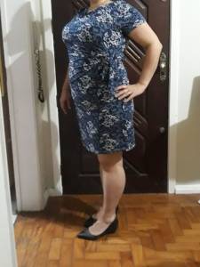 Vestido Floral Em Malha G