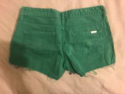 Shorts Jeans Verde