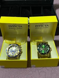 Relgio Invicta Original, Cor Verde, Mod,0075