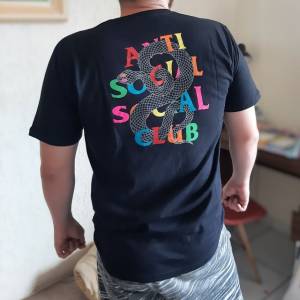 Camiseta Streetwear Anti Social Social Club Cobra