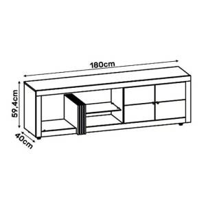 Bancada Tv Kira 1.80 Cm Tv 70?