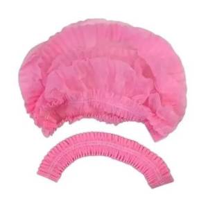 Touca Gorro Tnt Azul E Rosa Descartvel