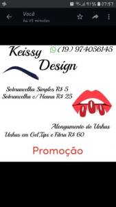 Promoo Sobrancelhas E Alongamento De Unhas  br