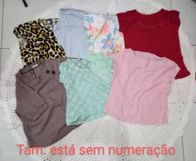 Lote De Blusas Femininas 50 Peas