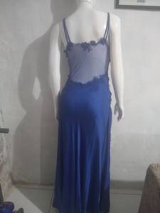 Vestido Azul .longo