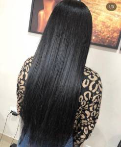 Cabelo Indiano Preto 70cm (para Tic Tac Ou Ponto Americano)