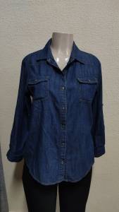 Camisa Jeans Feminina Tam.m