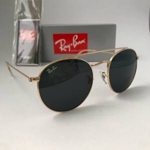 culos De Sol Ray Ban Ponte Dupla Gold Novo