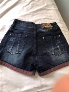 Bermuda Jeans Tam 44 Usado Lll