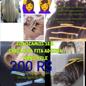 Colocamos Seu Cabelo Na Fita Adesiva