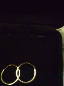 Argola Em Ouro 18k