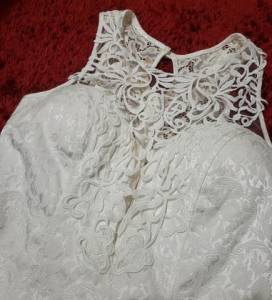 Lindo Vestido Branco Tam P