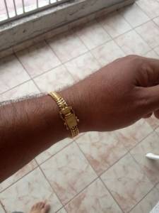 Vendo Pulseira Banhada A Ouro, Nunca Usada.