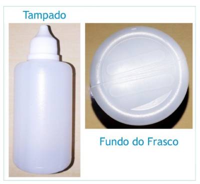 10 Frascos Plsticos De 100 Ml Com Bico E Tampa De Rosca Com Lacre