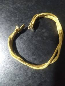 Pulseira  Em Ouro 18k,22g