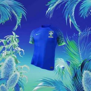 Camisa Azul Do Brasil Copa Do Mundo 2022