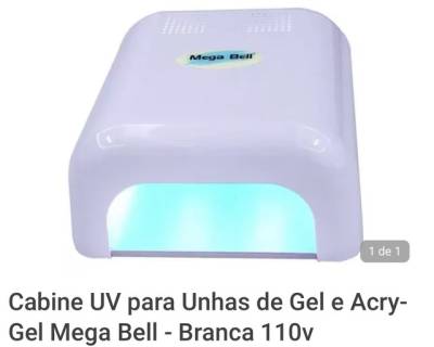 Cabine Uv Unha De Gel Nunca Usada