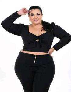 Blusinhas Croped Plus Size