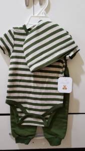 Roupas De Beb - Conjunto Bebe De 3 Peas - 3 - 6 Meses