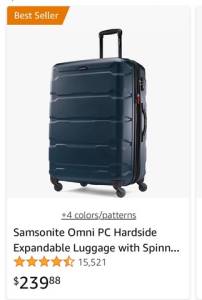 Mala Mdia Samsonite Original