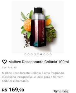 Malbec Boticrio Novo 100ml