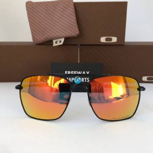 culos De Sol Oakley Deviation Fire Red Lentes Polarizadas