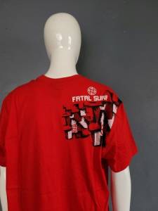 Camiseta Fatal-surf Vermelha Estampada