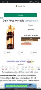 Perfume Montale Dark Aoud100ml