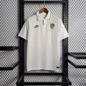 Camisa Seleo Brasileira Sem Gola Branca 2022-23 Torcedor Masculino Nike - Encomenda!