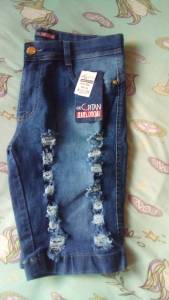 Shorts  Jeans  Feminino