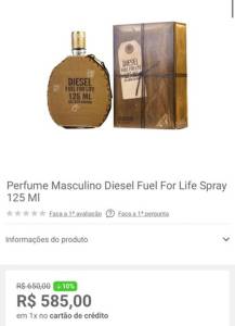 Perfume Masculino Disel.