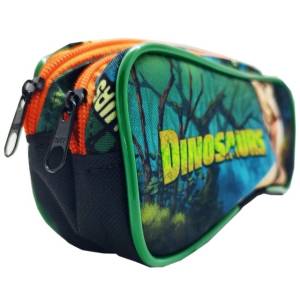 Kit Mochila Escolar Dinossauro Rex Rodinhas Novo