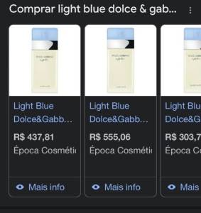 Perfume Light Blue Feminino Original #imperdvel!